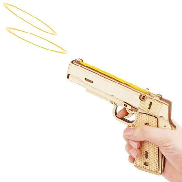DIY Wooden Rubber Band Gun Set